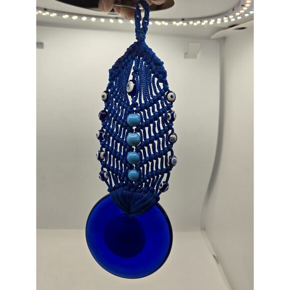 Evil Eye Wall, Protection, Blue Eye, Beautiful Glass Home Decor Active - Picture 3 of 5